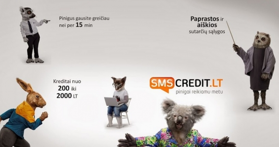 SMS Credit - pinigai šiuolaikiškam žmogui